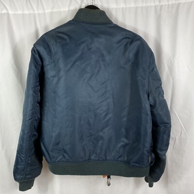 Vintage Blue MA-1 Spiewak Flight Jacket Large | eBay