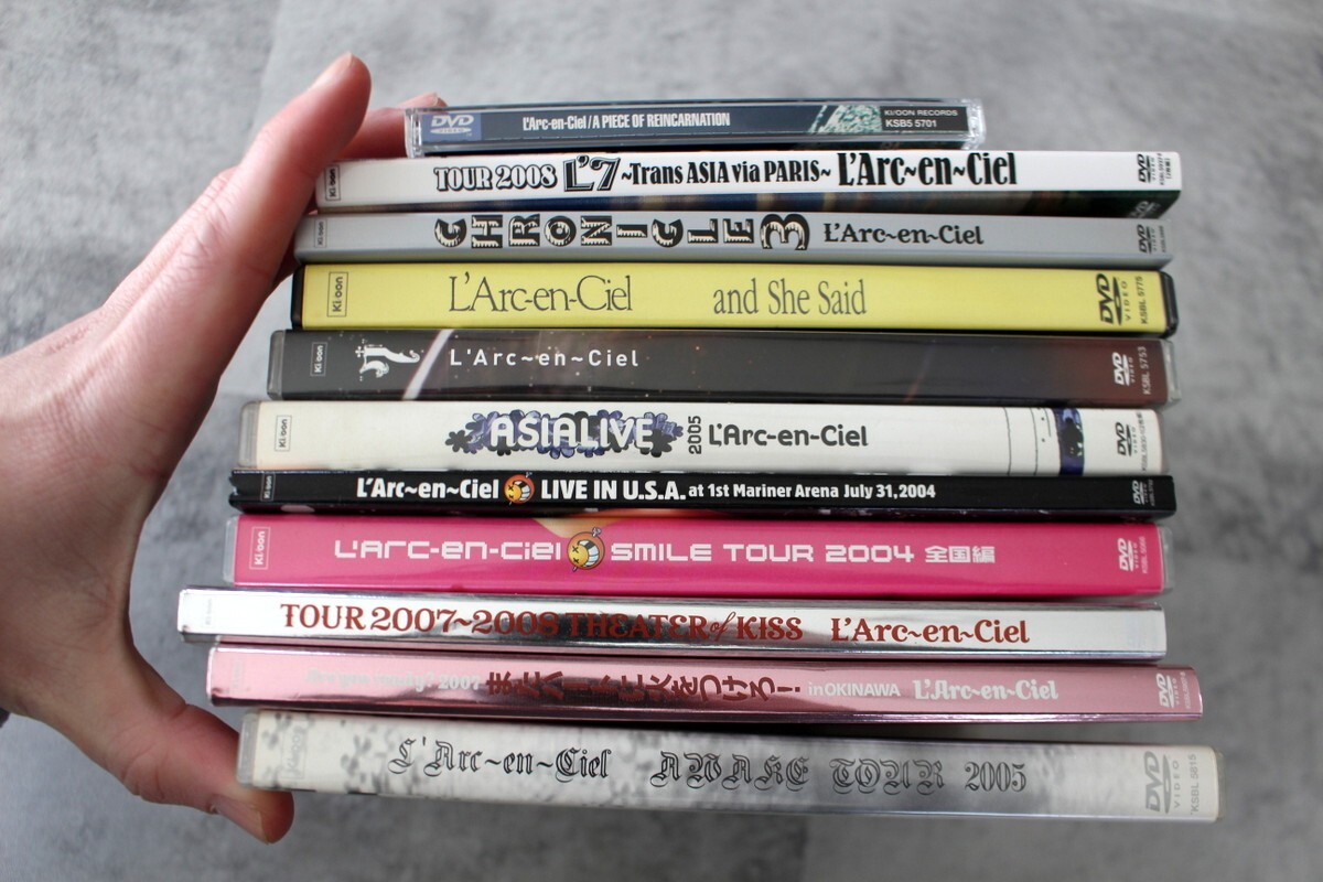 L'Arc-en-Ciel DVD セット 11枚 L'Arc-en-Ciel DVD セット 11枚 L'Arc-en-Ciel DVD セット 11枚 L'Arc