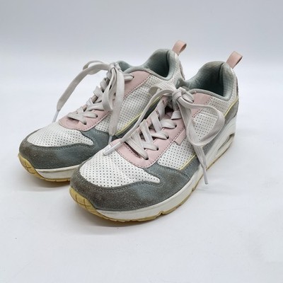 Skechers Uno 2 Much Fun SN177105 Women s US 6 Pink Gray Sneakers LBPK