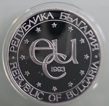 MDS BULGARIA BULGARIA 500 LEVA 1993 PROOF / PROOF  EUROPEAN COMMUNITY  SILVER #AA