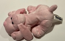 Toys-R-Us animal Pink Puppy Plush Toy,2012 ,Small plush