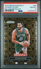 2024-25 Jayson Tatum Prizm Monopoly Millionaire Black Gold Case Hit SSP PSA 8 B4