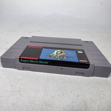Super Mario World ~ Nintendo SNES Game Authentic CARTRIDGE