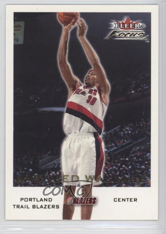 2000-01 Fleer Focus Rasheed Wallace #95 2u3