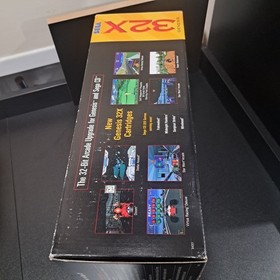 Complete In Mint Box SEGA GENESIS 32X CONSOLE CiB All Inserts Manual Accessories