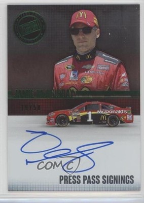 2015 Press Pass Cup Chase Signings Green 19/50 Jamie McMurray #PPS-JM Auto 0af