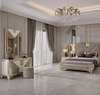 Schlafzimmer Set Bett 2X Nachttische Schminktisch Mit Spiegel