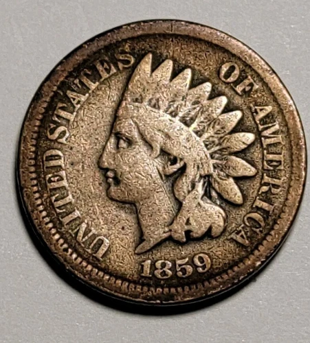 1859 Indian Head Cent - Good