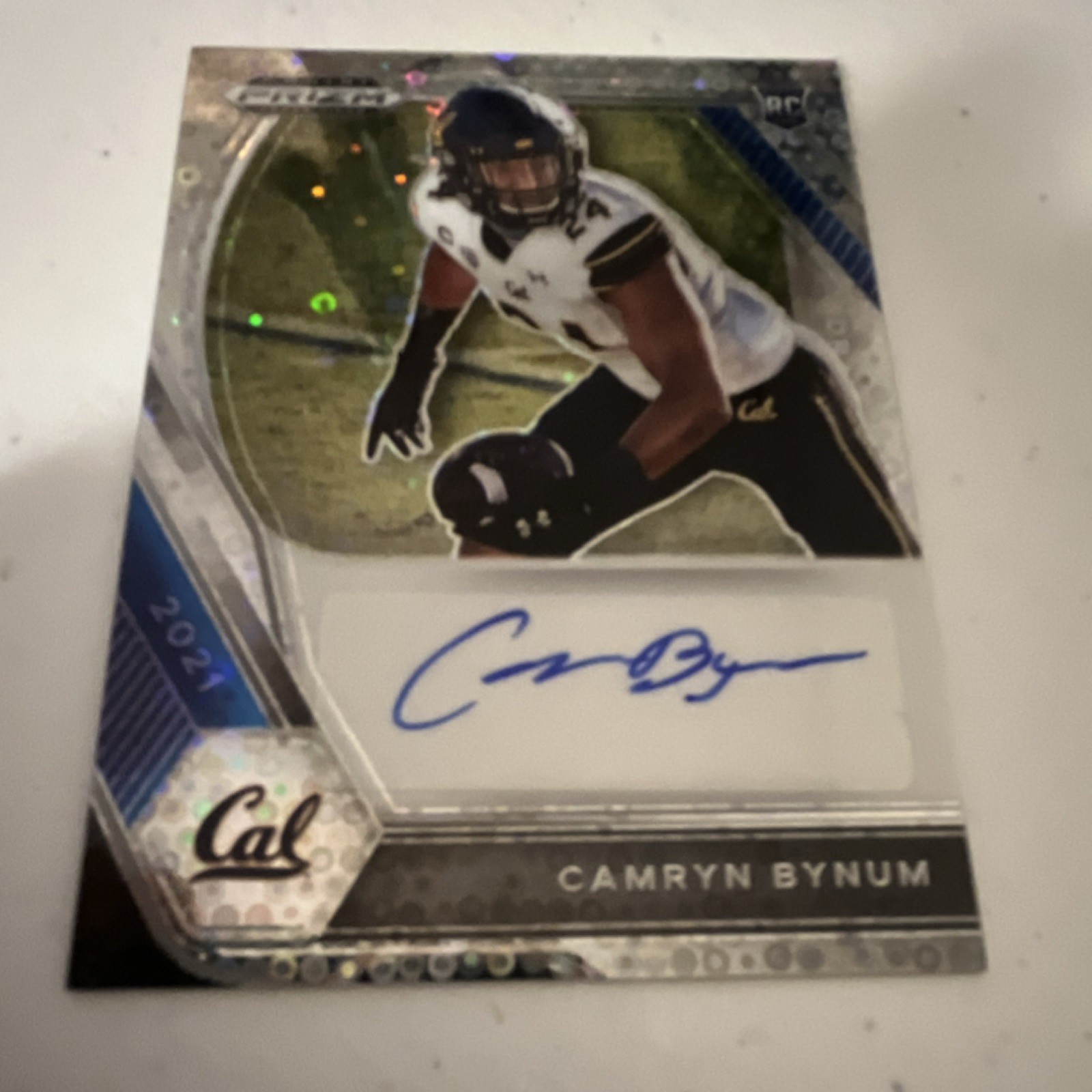 Panini 2021 Prizm Draft Picks Camryn Bynum Cal Golden Bears Auto RC DPA-CAM