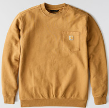 CARHARTT MEN'S FRENCH TERRY CREWNECK SWEATSHIRT-5 COLOR OPTS  
