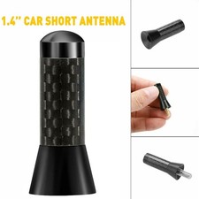1.4 Carbon Fiber Car Amfm Auto Radio Short Antenna Stubby Screw Aluminum Black 1.4 Carbon Fiber Car Amfm Auto Radio Short Antenna Stubby Screw Aluminum Black