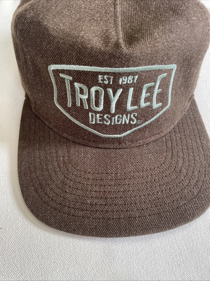 Troy Lee Bicicleta Moto Race Shop California | OSFM | NUEVO Marrón Ajustable Foto 4 de 4