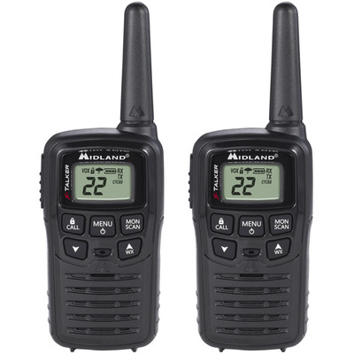 Midland X-Talker T10 FRS Two Way Radio Pair New with Belt Clips