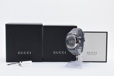 Video TOP MINT GUCCI Sync 137.1 Black Gray Dial Men's Quartz Watch JAPAN