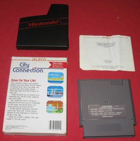 Nintendo NES / City Connection / With Box & Manual / CIB / Tested & Working