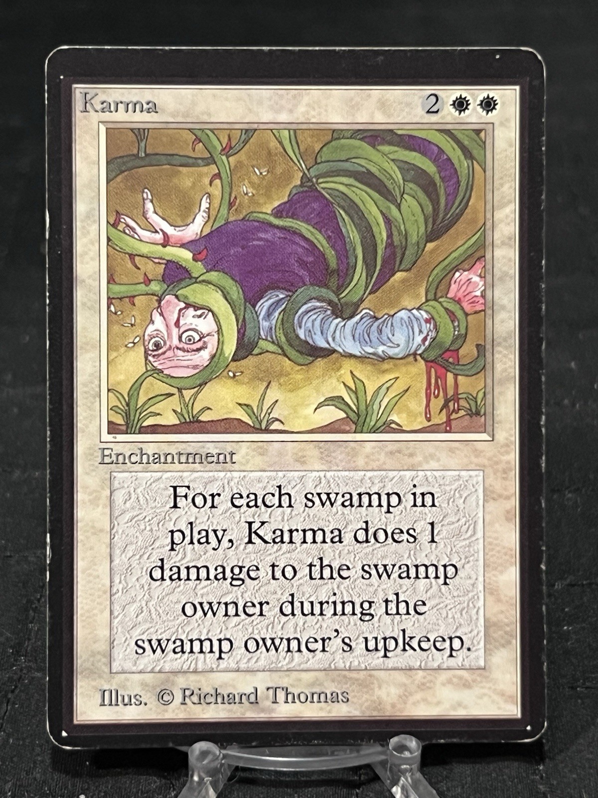 Karma - Limited Edition Beta ~LP/MP~ Magic The Gathering MTG