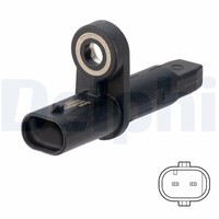 Delphi SS20801 ABS Sensor FüR DS 3 4 7 9 Citroen Berlingo Minivan C5 Aircross