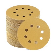LotFancy 100 PCS 180 Grit Sandpaper, 5 Inch 8 Hole Sanding Disc Aluminum Oxid... 0.25 per gallon