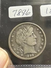 New Listing1898 S BARBER HALF DOLLAR - A VERY NICE OLD COIN !!!