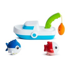 Munchkin  Deep Sea Fishin'  Toddler Bath Toy and Game with Magnetic Fish,...