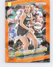 2025 Panini Prizm WNBA #138 Maddy Westbeld Orange Ice Prizms Chicago Sky