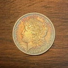 1896 Morgan Silver Dollar - Gem BU Gorgeous Toning!! US 90% Silver 1D Coin