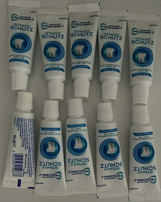 Zahnpasta 10 x sensodyne pro schmelz, je 15 ml....NEU
