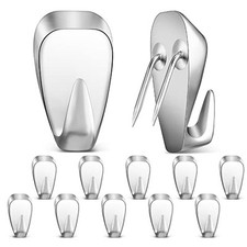 Cubicle Hooks Fabric Panel Wall Hooks Cubicle Clips Picture Hangers 10 Silver