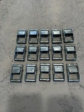 1 Inch Nickel Plated Press Cam Buckles - 15 Pack