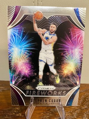 Panini Prizm 19-20 Stephen Curry Golden State Warriors Fireworks #3 - NEW