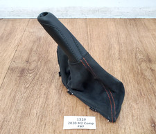 16-21 Oem Bmw F87 M2 Coupe Boot Hand Brake Handle Leather W Orange Stitch 44k