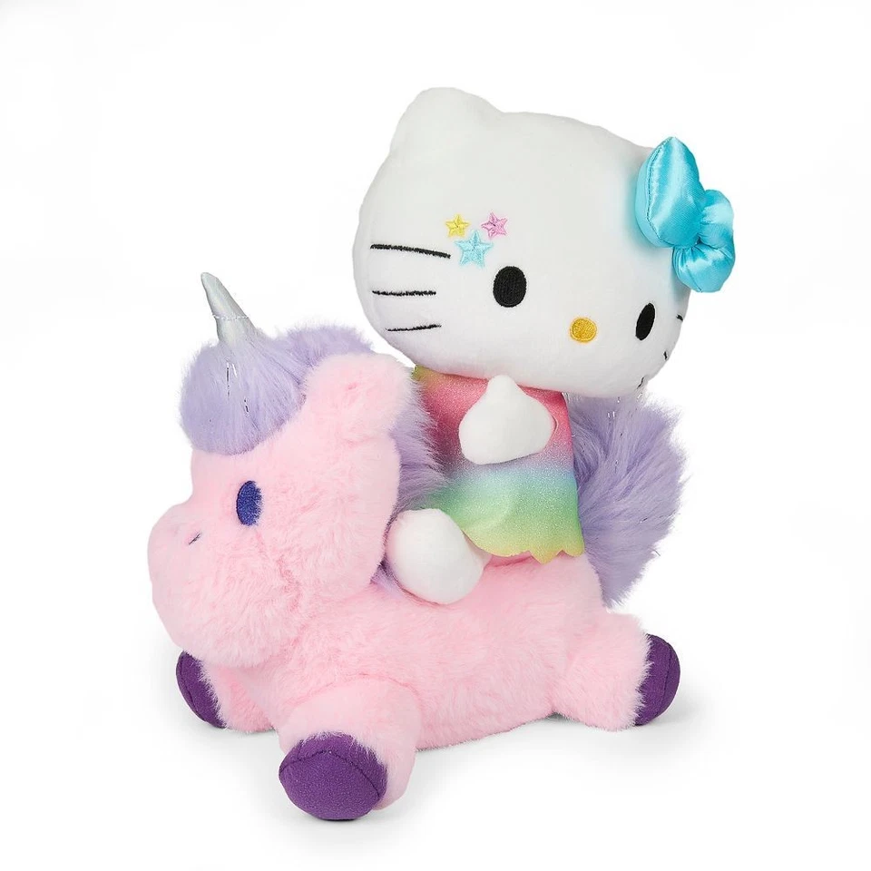 Plush - Kidrobot - Hello Kitty Riding Unicorn 13" Soft Doll Toys NEW w/Tag - Image 2 of 4