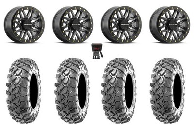 Raceline Ryno Bdlk 14''Wheels Gm 27''Workzone Tires Polaris RZR