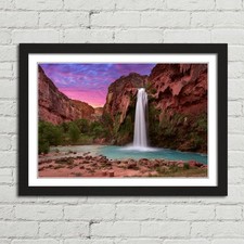 Havasu Falls Canyon Arizona gerahmter Leinwanddruck Bild Wandbild