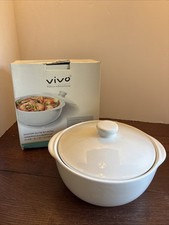 Villeroy & Boch Round White Casserole Dish With Lid New In Box Vivo Oven