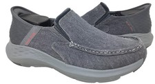 Skechers Men's Slip-Ins Parson Dewitt Walking Charcoal Extra Wide Size:10 127G