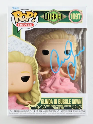 Ariana Grande Signed Wicked #1697 Glinda in Bubble Gown Funko Pop!