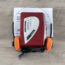 Rare Color Sony Walkman WM-FX197 AM/FM Cassette Player - New Belt Reconditioned