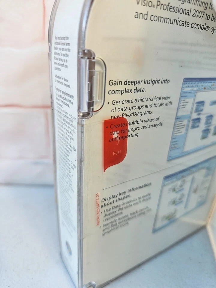 Microsoft Office Visio Professional 2007,SKU D87-02785,Full,Sealed Retail Box - Image 4 of 4