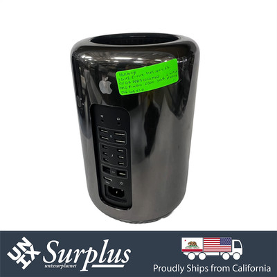 Mac Pro A1481 Late 2013 Intel E5 3.5Ghz 8-Core 128GB RAM 256GB SSD FirePro D500