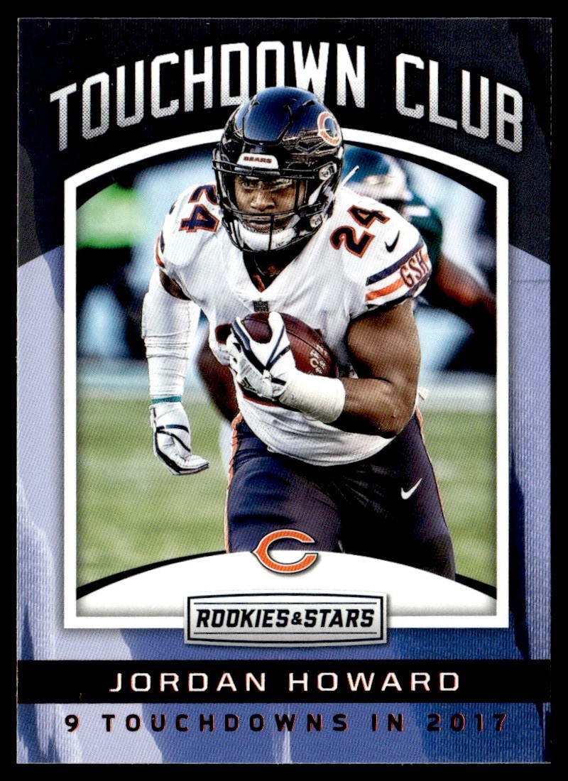 2018 Panini Rookies & Stars Touchdown Club Jordan Howard Chicago Bears #TD-9