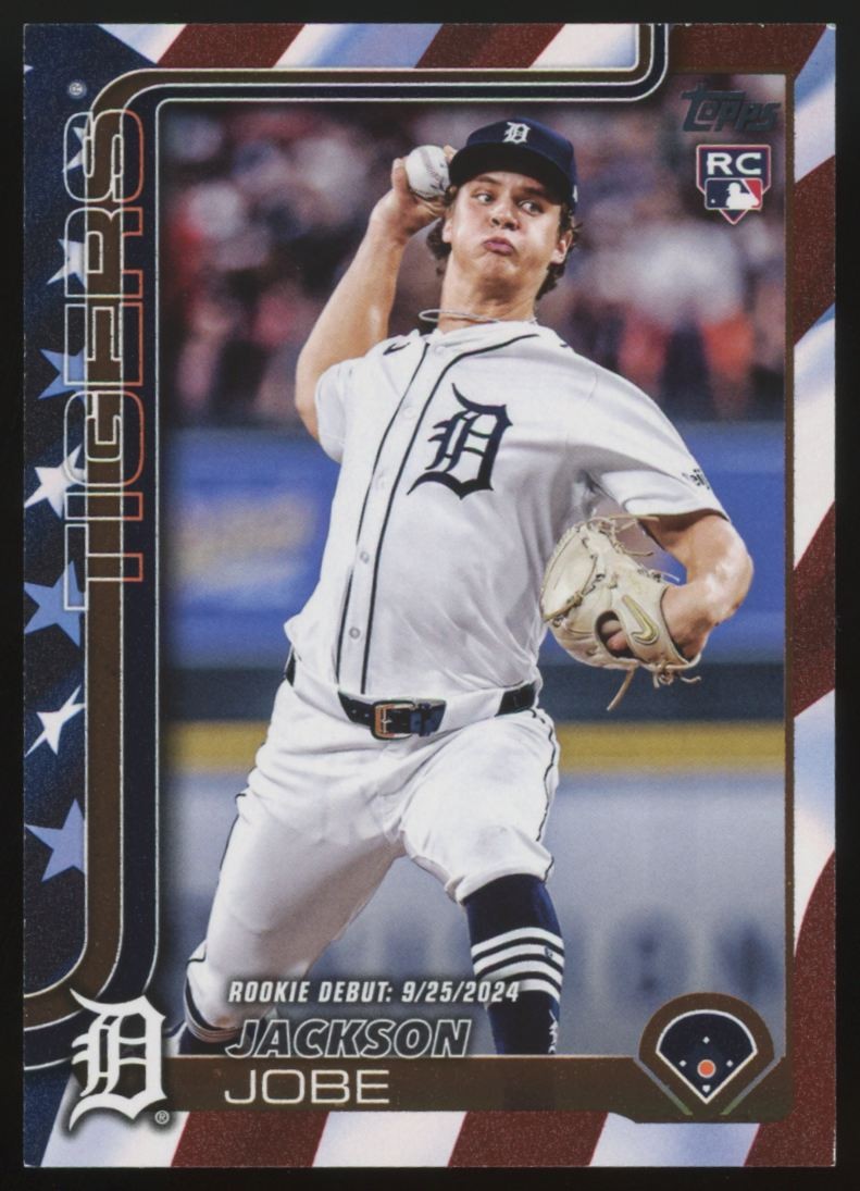 2025 Topps Update #US193 Jackson Jobe Independence Day #/76