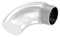Endbogen 90° Flach V2A FüR Rohr Ø 40 X 2 Mm Zum Stecken