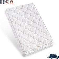 Breathable Pack  Play Mattress Topper Lightweight Foam Comfort Support Travel