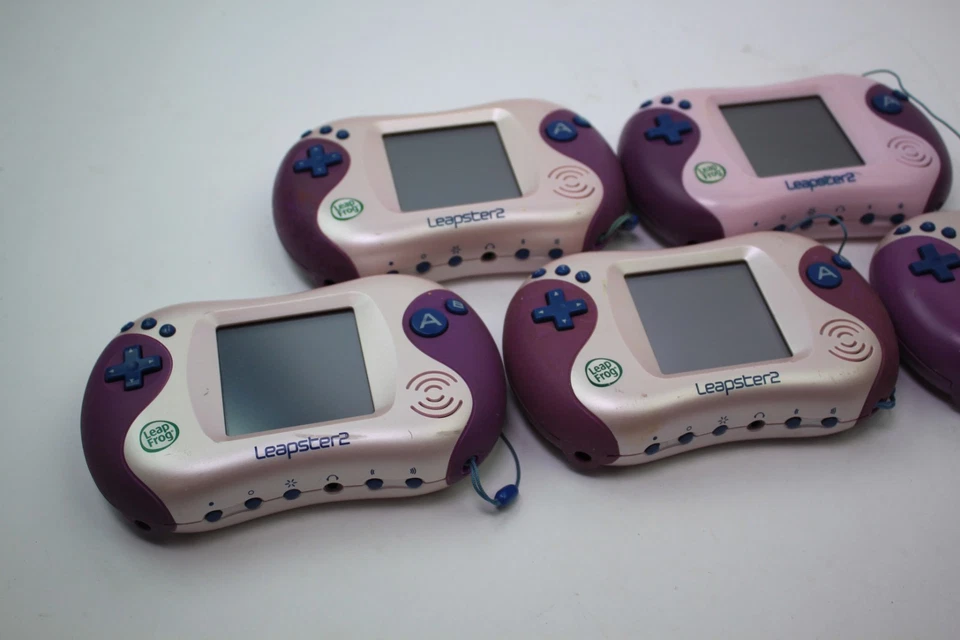Lot of 5 Leap Frog Leapster Explorer Learning System Pink/Purple 30707 - Image 3 of 4