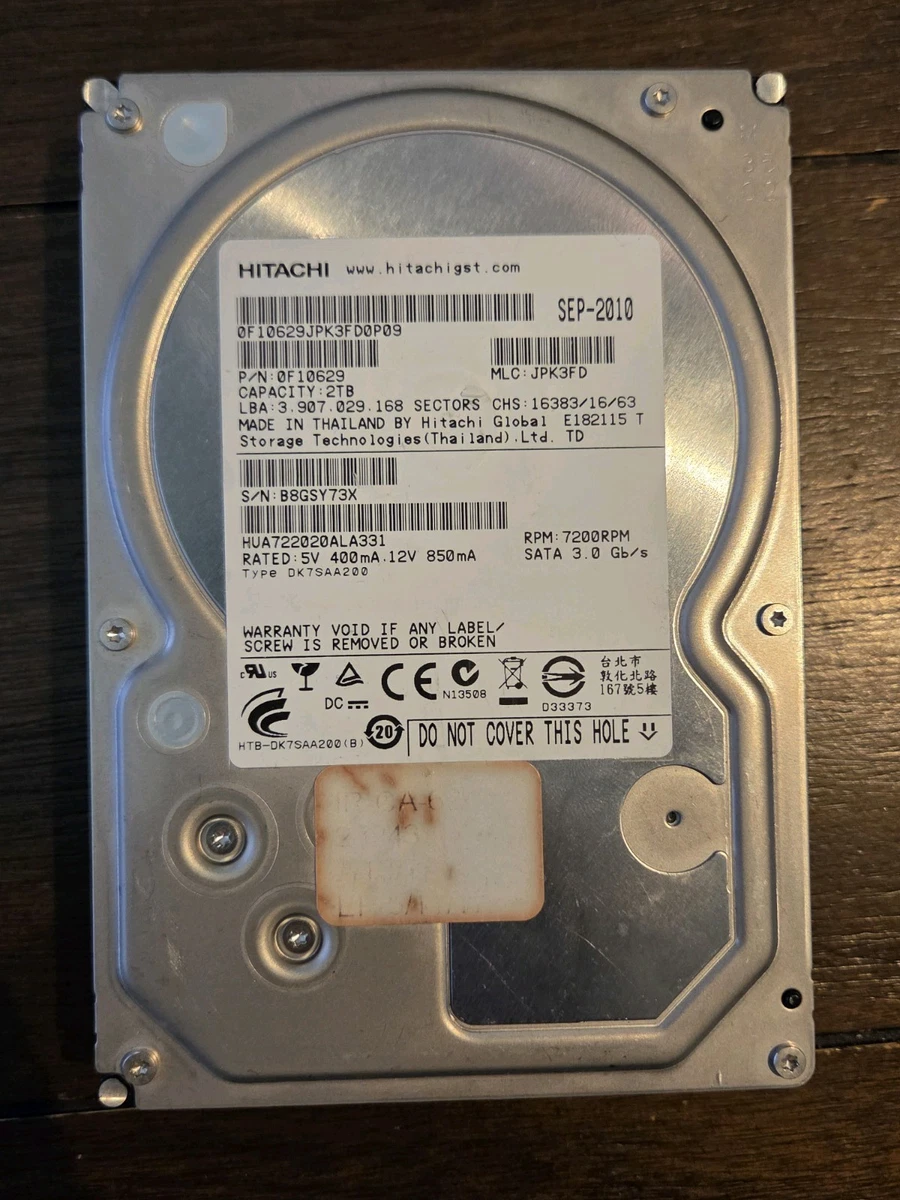Hitachi 2TB Internal Hard Disk Drives for sale - eBay