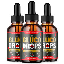  3 Pack Gluco Drops Blood Support Vitamin Formula Glucodrops 90 Servings