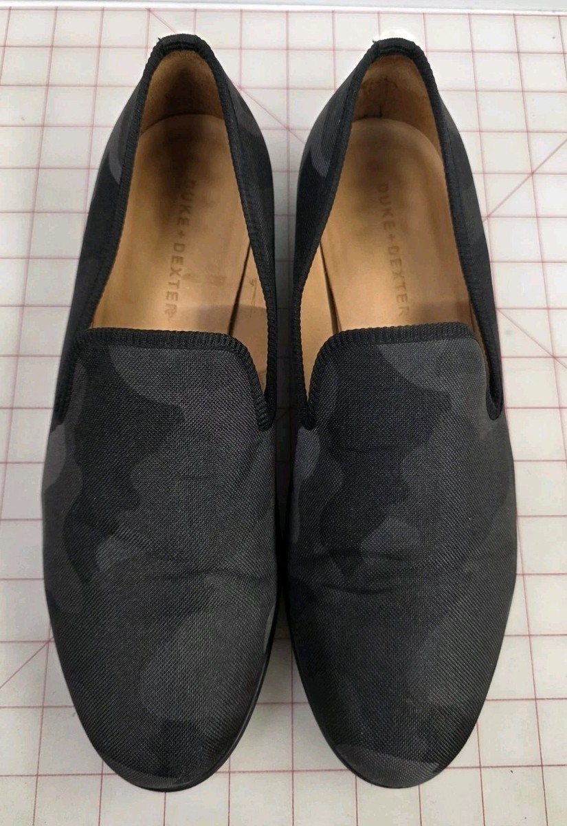 Duke Dexter Stealth Camo Slip-On Loafers Handmade In England  display picture 2
