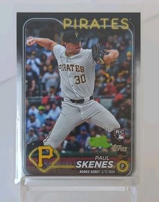 2024 Topps Rookie Debut Paul Skenes #US288 Pittsburgh Pirates