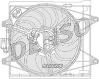LÜFter MotorkÜHlung Denso DER09051 Passend FÜR Fiat KÜHlerlÜFter MotorlÜFter